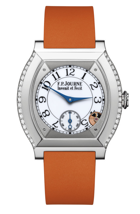 Swiss watches F.P.Journe - ÉLÉGANTE 40 MM TITANIUM 2 ROWS OF DIAMONDS, photo 1 Swiss watches F.P.Journe - ÉLÉGANTE 40 MM TITANIUM 2 ROWS OF DIAMONDS, photo 1