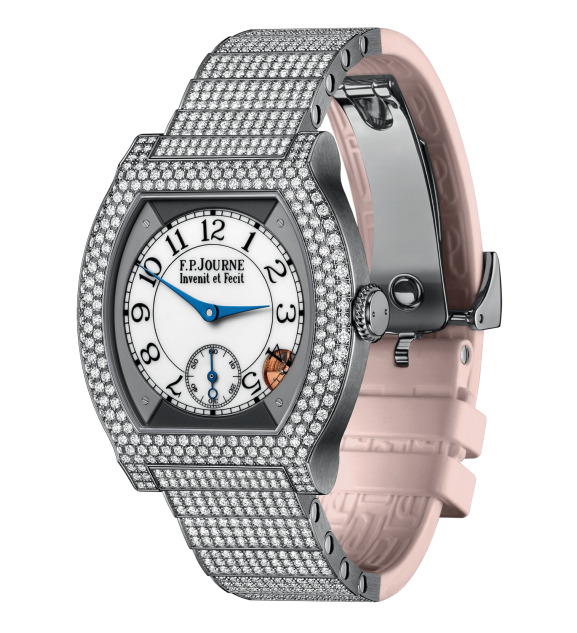 Swiss watches F.P.Journe - ÉLÉGANTE 40 MM TITANIUM WITH 12 ROWS OF DIAMONDS AND SET BRACELET - ELT, photo 1 Swiss watches F.P.Journe - ÉLÉGANTE 40 MM TITANIUM WITH 12 ROWS OF DIAMONDS AND SET BRACELET - ELT, photo 1