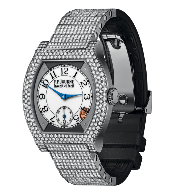 Годинник F.P.Journe - ÉLÉGANTE 40 MM TITANIUM WITH 12 ROWS OF DIAMONDS AND SET BRACELET - ELT, фото 1 Годинник F.P.Journe - ÉLÉGANTE 40 MM TITANIUM WITH 12 ROWS OF DIAMONDS AND SET BRACELET - ELT, фото 1