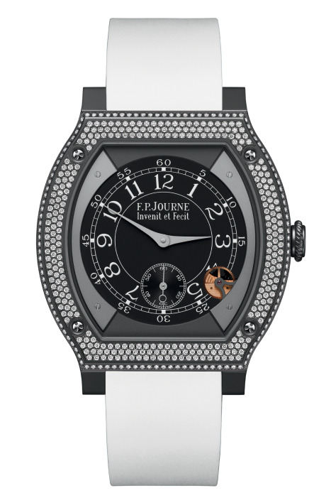 Swiss watches F.P.Journe - ÉLÉGANTE 48 MM TITALYT® SET WITH DIAMONDS - ELHT, photo 1 Swiss watches F.P.Journe - ÉLÉGANTE 48 MM TITALYT® SET WITH DIAMONDS - ELHT, photo 1