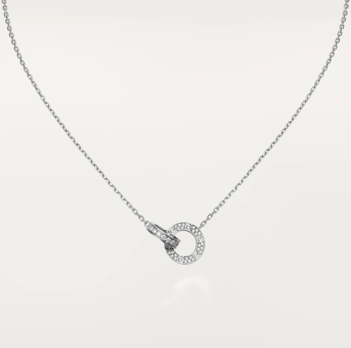 Ювелирное украшение Cartier - LOVE NECKLACE, DIAMOND-PAVED - B7216300, фото 1