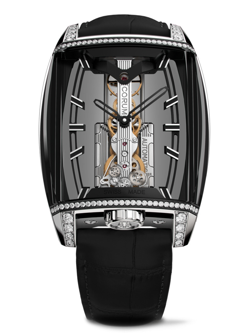 Swiss watches Corum - GOLDEN BRIDGE AVANT-GARDE TITANIUM AND DIAMONDS - B313/04281, photo 1 Swiss watches Corum - GOLDEN BRIDGE AVANT-GARDE TITANIUM AND DIAMONDS - B313/04281, photo 1