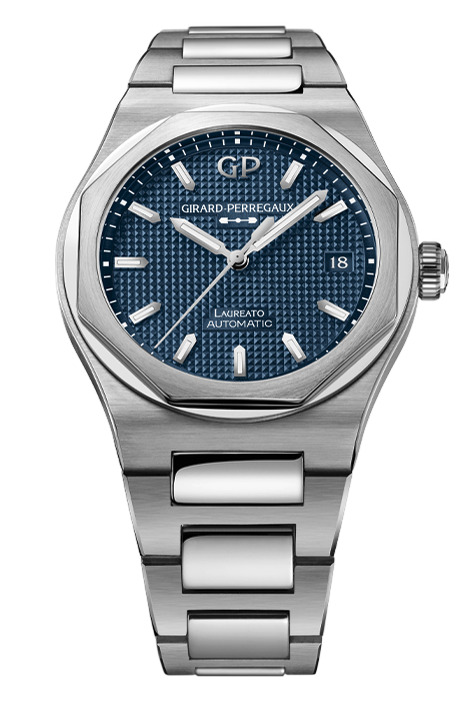 Годинник Girard Perregaux - LAUREATO 38 MM MIDNIGHT BLUE - 81005-11-3460-1CM, фото 1 Годинник Girard Perregaux - LAUREATO 38 MM MIDNIGHT BLUE - 81005-11-3460-1CM, фото 1