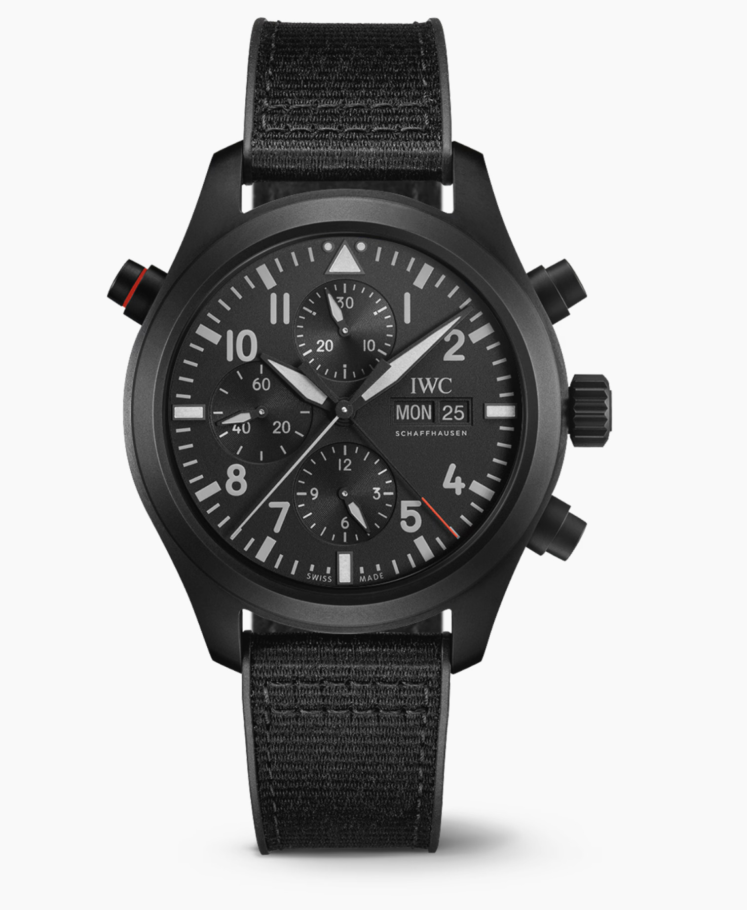 Часы IWC - Pilot’s Watch Double Chronograph TOP GUN Ceratanium® - IW371815, фото 1