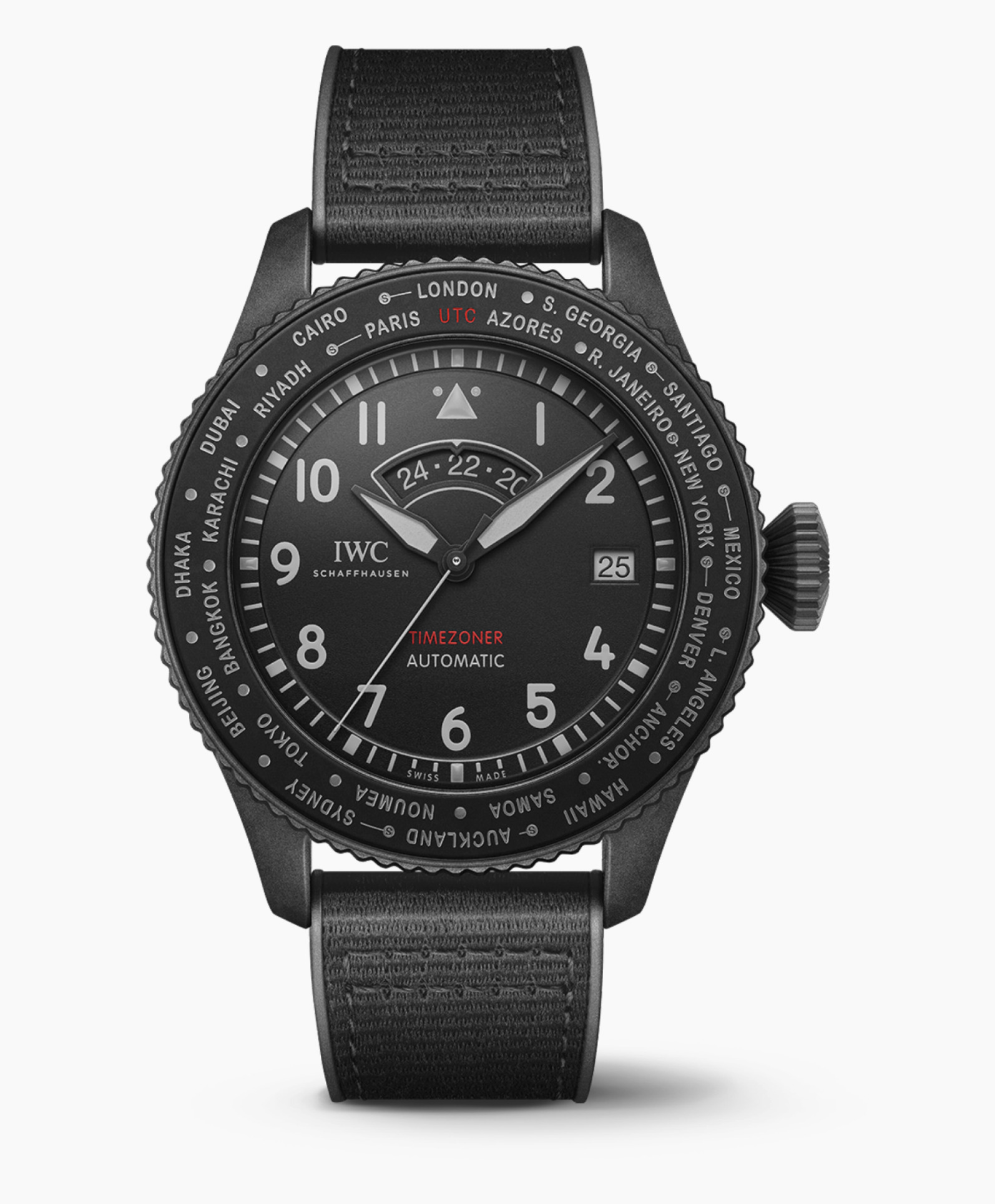 Swiss watches IWC - Pilot's Watch Timezoner TOP GUN Ceratanium® - IW395505, photo 1