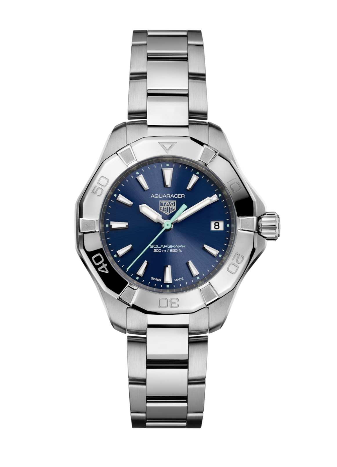 Годинник Tag Heuer - AQUARACER PROFESSIONAL 200 SOLARGRAPH - WBP1311.BA0005, фото 1 Годинник Tag Heuer - AQUARACER PROFESSIONAL 200 SOLARGRAPH - WBP1311.BA0005, фото 1