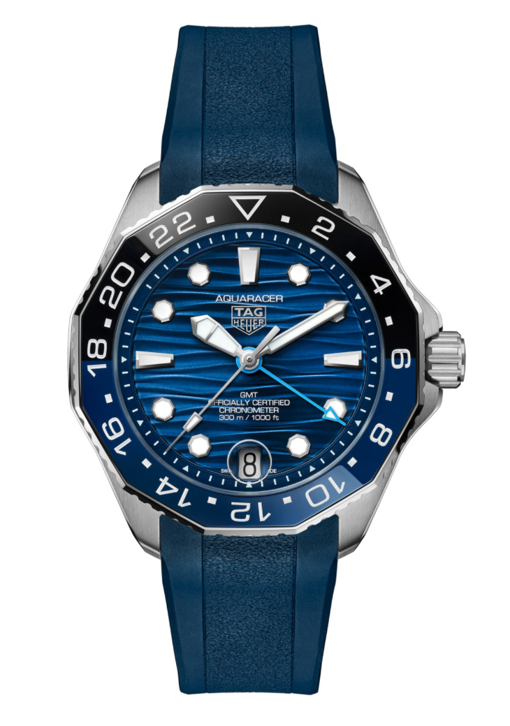Swiss watches Tag Heuer - AQUARACER PROFESSIONAL 300 GMT - WBP5114.FT6259, photo 1 Swiss watches Tag Heuer - AQUARACER PROFESSIONAL 300 GMT - WBP5114.FT6259, photo 1