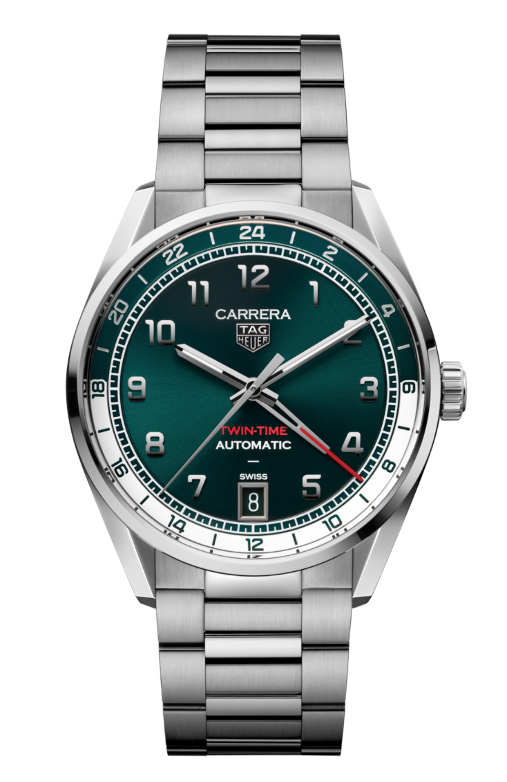 Swiss watches Tag Heuer - CARRERA DATE TWIN-TIME - WDA2114.BA0043, photo 1 Swiss watches Tag Heuer - CARRERA DATE TWIN-TIME - WDA2114.BA0043, photo 1